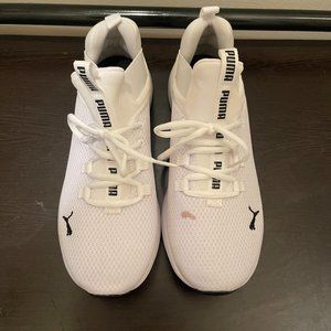 PUMA White Athletic Sneakers